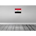 [LA-120161-H] Holzschild 30x40 cm Irak Iraq Flagge Fahne Wappen Bild 2