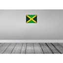 [LA-120167-H] Holzschild 30x40 cm Jamaika Jamaica Flagge Fahne Wappen Bild 2