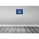 [LA-120173-H] Holzschild 30x40 cm Kosovo Flagge Fahne Wappen Bild 2