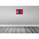 [LA-120200-H] Holzschild 30x40 cm Mongolei Mongolia Flagge Fahne Wappen Bild 2