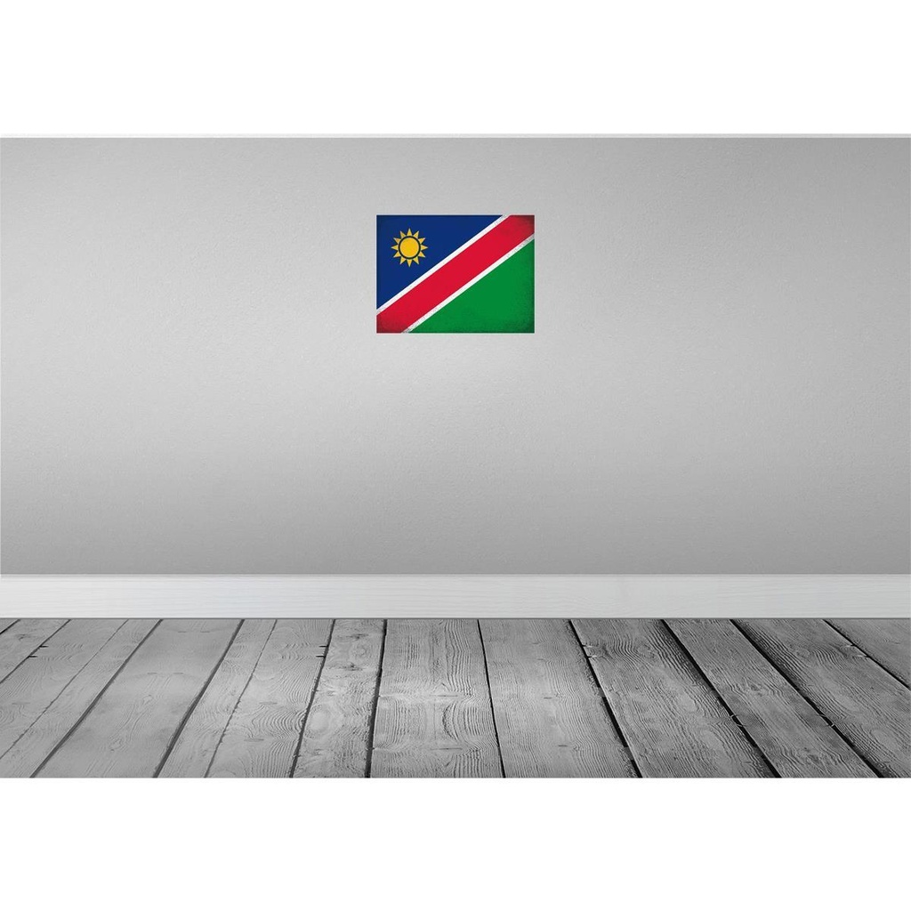 [LA-120205] Blechschild 30x40 cm Namibia Flagge Fahne Wappen Bild 2