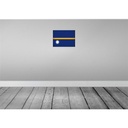 [LA-120206] Blechschild 30x40 cm Nauru Flagge Fahne Wappen Bild 2