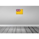 [LA-120214] Blechschild 30x40 cm Niue Flagge Fahne Wappen Bild 2