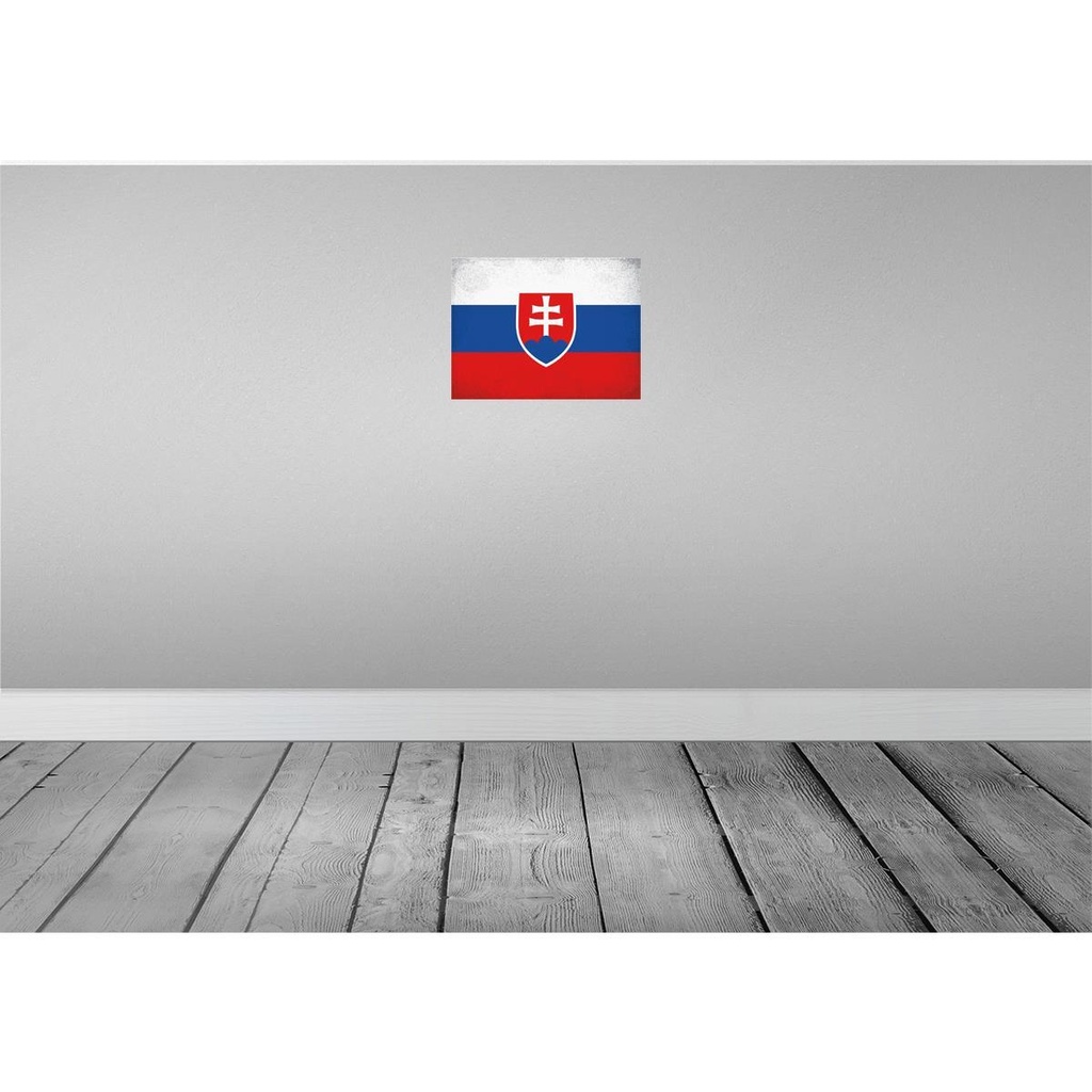[LA-120249] Blechschild 30x40 cm Slowakei Slovakia Flagge Geburtstag Feiern Party Fahne Wappen Bild 2