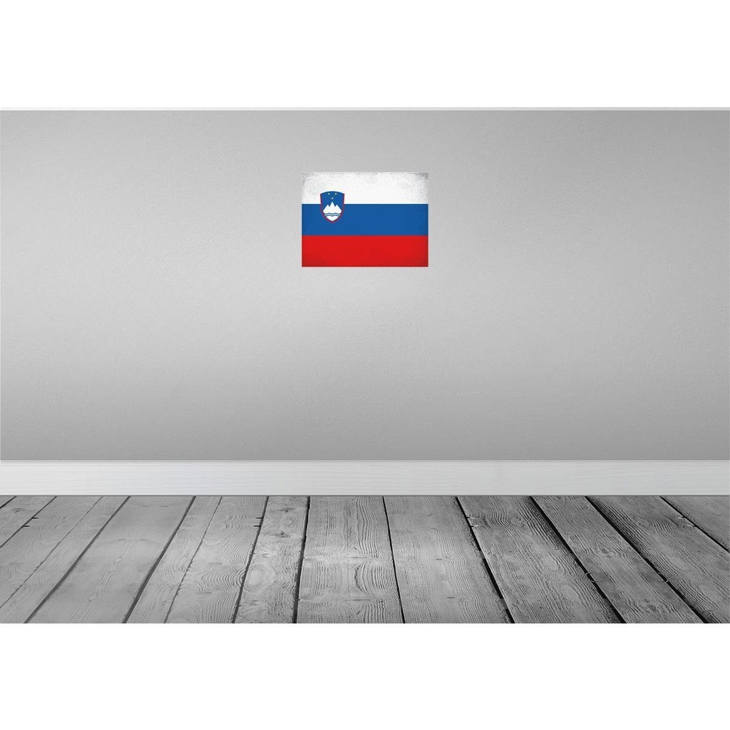 [LA-120250] Blechschild 30x40 cm Slowenien Slovenia Flagge Fahne Wappen Bild 2