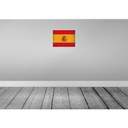 [LA-120255] Blechschild 30x40 cm Spanien Spain Flagge Fahne Wappen Bild 2