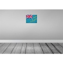 [LA-120276] Blechschild 30x40 cm Tuvalu Flagge Fahne Wappen Bild 2