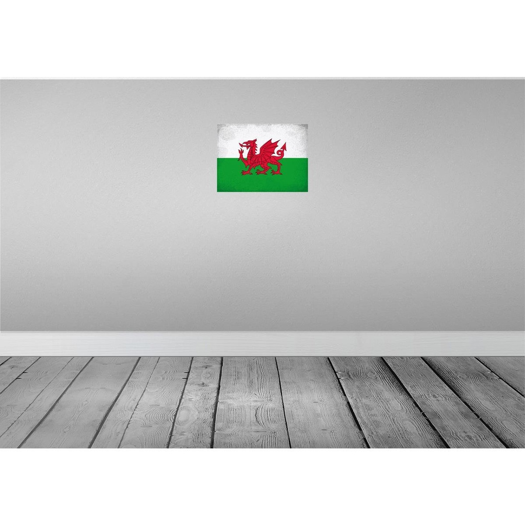 [LA-120288-H] Holzschild 30x40 cm Wales Flagge Geburtstag Feiern Party Bild 2