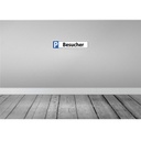 [LA-120294] Blechschild 10x46 cm Besucher Parkplatzschild Bild 2