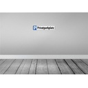 [LA-120308] Blechschild 10x46 cm Privatparkplatz Parkplatzschild Bild 2
