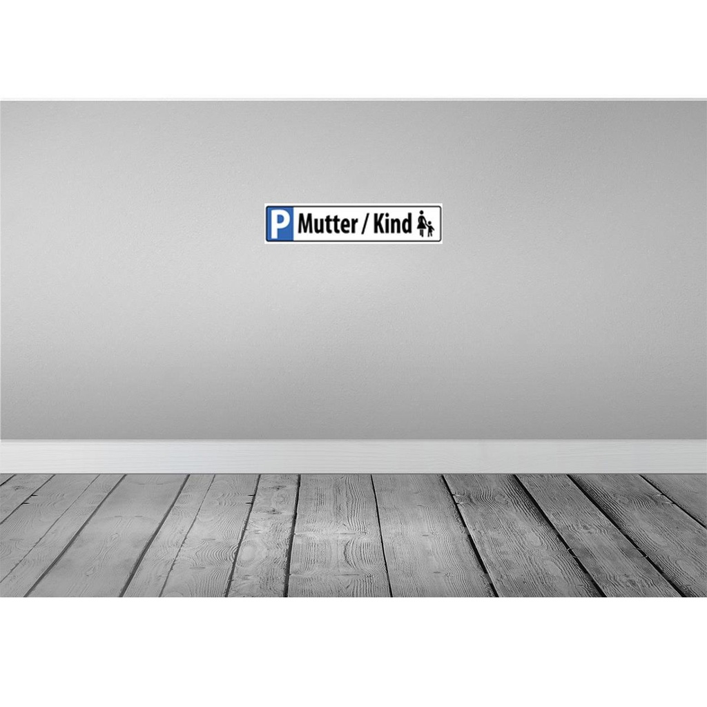 [LA-120310] Blechschild 10x46 cm Mutter Kind Familie Freunde Bild 2