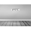 [LA-120329] Blechschild 10x46 cm Toilettenordnung sitzen putzen Warnschild Hinweisschild Sicherheit Vorsicht Bild 2
