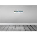 [LA-120358] Blechschild 10x46 cm Bier trinken für den Frieden Essen Bild 2