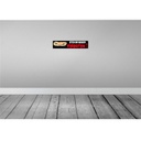 [LA-120383] Blechschild 10x46 cm Betteln und Hausieren verboten Spruch Zitat Bild 2