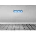 [LA-120431-H] Holzschild 10x46 cm verpisst euch Straße Dekoration Bild 2