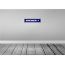 [LA-120486-H] Holzschild 10x46 cm Bremen Wappen Flagge Fahne Bild 2