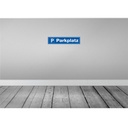 [LA-120493] Blechschild 10x46 cm Parkplatz Parken Straßenschild Bild 2