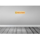 [LA-120517-H] Holzschild 10x46 cm draußen nur Kännchen Küche Cafe Dekoration Bild 2