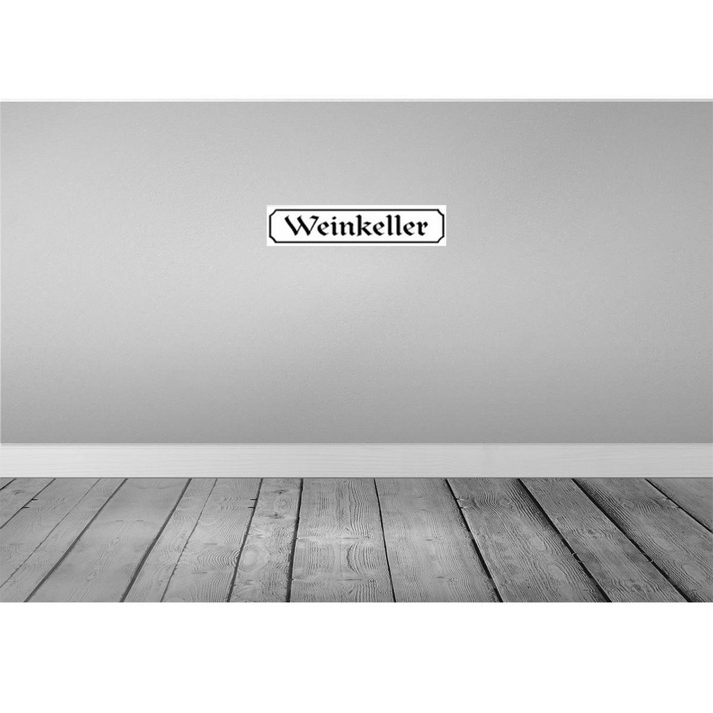 [LA-120526] Blechschild 10x46 cm Alkohol Weinkeller Wein Küche Bar Spruch Zitat Bild 2