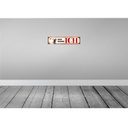[LA-120535-H] Holzschild 10x46 cm Bulldogge Hund hier wohne Tier Haustier Bild 2