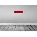 [LA-120551] Blechschild 10x46 cm Feuerwehr Warnschild Hinweisschild Sicherheit Vorsicht Bild 2