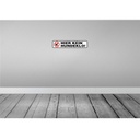 [LA-120556] Blechschild 10x46 cm Verbot hier kein Hundeklo! Warnschild Hinweisschild Sicherheit Vorsicht Bild 2