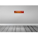 [LA-120565] Blechschild 10x46 cm echte Männer tragen Tattoos Frauen Spruch Zitat Bild 2