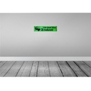 [LA-120569] Blechschild 10x46 cm echte Männer fahren Traktor grün Spruch Zitat Bild 2