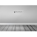 [LA-120574-H] Holzschild 10x46 cm Alexanderplatz Berlin Straße Stadt Bild 2