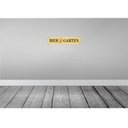 [LA-120613] Blechschild 10x46 cm Biergarten Bier Kneipe Geburtstag Feiern Party Bild 2