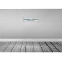[LA-120620] Blechschild 10x46 cm lieber Gott sieht alles Nachbar Spruch Zitat Bild 2