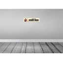 [LA-120626] Blechschild 10x46 cm offizieller Hunde Narr glücklich Spruch Zitat Bild 2