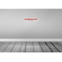 [LA-120627] Blechschild 10x46 cm Dorfkind und stolz drauf Dekoration Spruch Zitat Bild 2