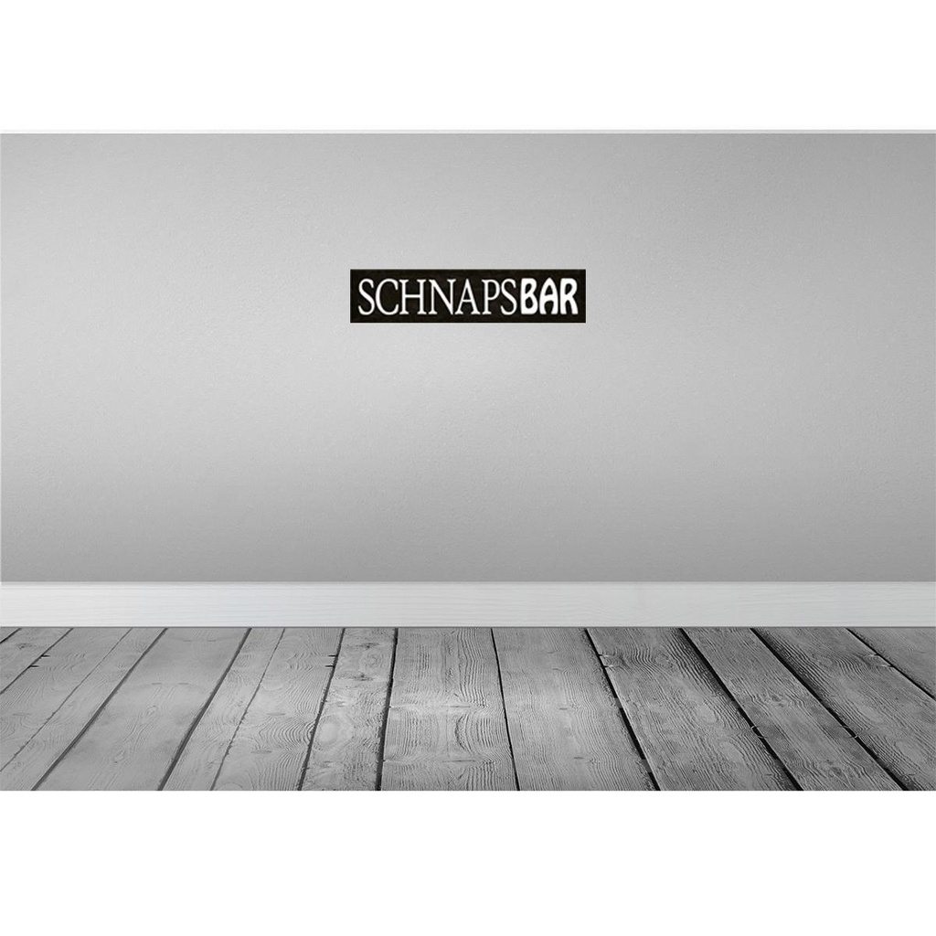 [LA-120647] Blechschild 10x46 cm Schnapsbar Alkohol Kneipe Essen Trinken Bar Club Bild 2