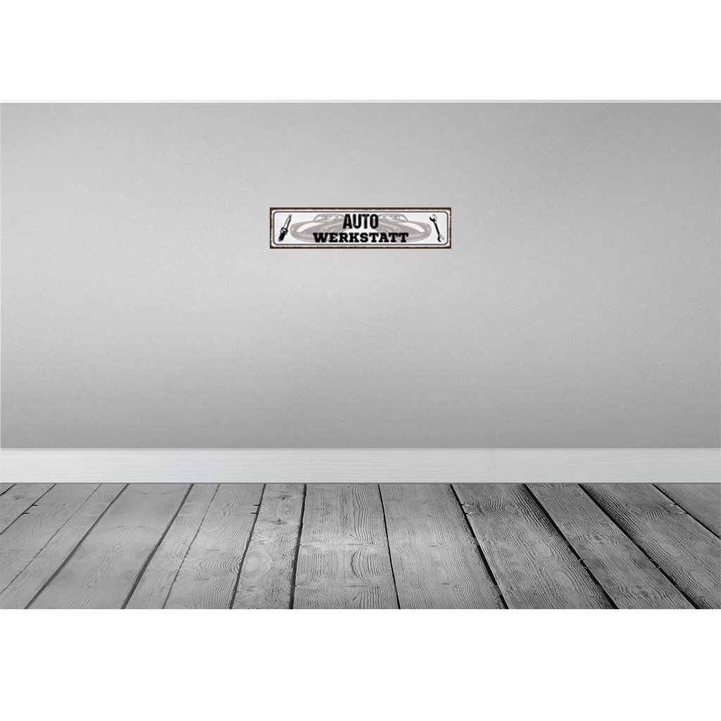 [LA-120656] Blechschild 10x46 cm Auto Werkstatt Werkzeug Amerika USA Bild 2