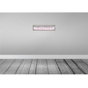 [LA-120657] Blechschild 10x46 cm Lebensgefahr Lebensgefährtin Dekoration Spruch Zitat Bild 2