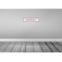 [LA-120675] Blechschild 10x46 cm als Mutter gehört es zu den Familie Freunde Bild 2