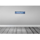 [LA-120684-H] Holzschild 10x46 cm schwimmt ruhig mit dem Strom Spruch Zitat Bild 2