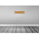 [LA-120719] Blechschild 10x46 cm ganz schön viel Meinung für so Dekoration Spruch Zitat Bild 2