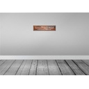 [LA-120726] Blechschild 10x46 cm wer glaubt Überwachungsstaat Dekoration Spruch Zitat Bild 2