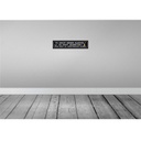 [LA-120729-H] Holzschild 10x46 cm du magst keinen Alkohol hasst Spruch Zitat Bild 2