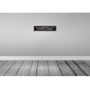 [LA-120751] Blechschild 10x46 cm du Problem mit meinem Aussehen Dekoration Spruch Zitat Bild 2