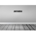 [LA-120757] Blechschild 10x46 cm keine Werbung entsorgt woanders Spruch Zitat Bild 2
