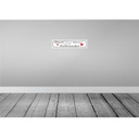 [LA-120772-H] Holzschild 10x46 cm Omas sind Mamas mit Puderzucker Spruch Zitat Bild 2
