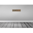 [LA-120793] Blechschild 10x46 cm Vorsicht hier wachen Hunde Warnschild Hinweisschild Sicherheit Bild 2