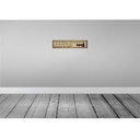 [LA-120797-H] Holzschild 10x46 cm Wer Wahrheit im Wein finden will Spruch Zitat Bild 2