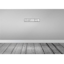 [LA-120810] Blechschild 10x46 cm Essen Bedürfnis Genießen Kunst Spruch Zitat Bild 2