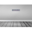 [LA-120812-H] Holzschild 10x46 cm sei frech wild und wunderbar Spruch Zitat Bild 2
