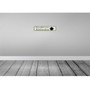 [LA-120874-H] Holzschild 10x46 cm draußen nur Kännchen Restaurant Dekoration Bild 2