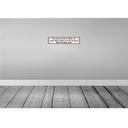 [LA-120877-H] Holzschild 10x46 cm in Ruhe das ganze Haus putzen Spruch Zitat Bild 2
